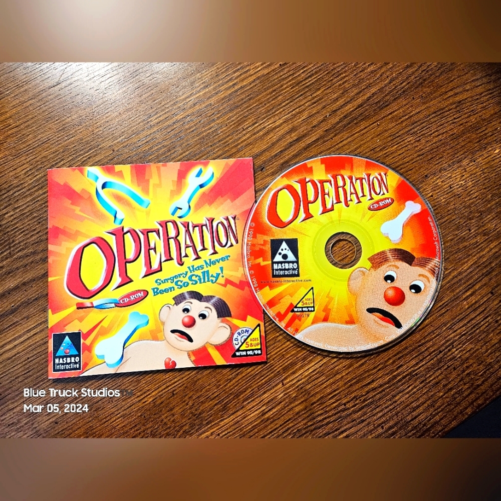 Operation PC CD-ROM Game Hasbro Windows 95 98